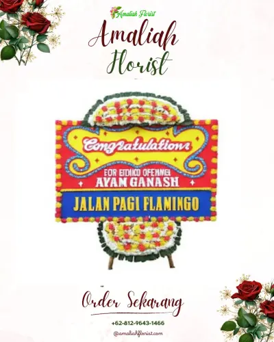 Bunga Papan Congratulation di Mulyodadi